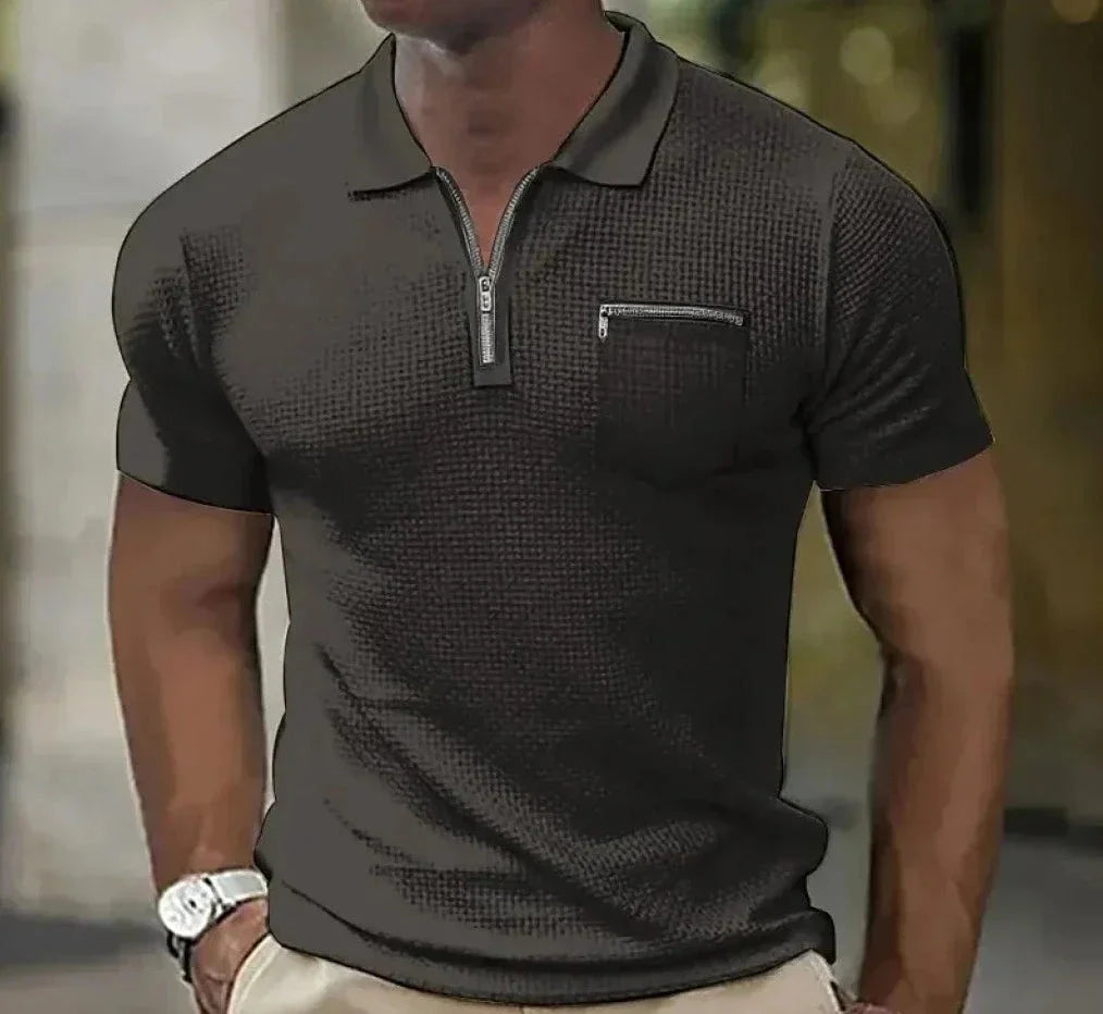 Herren Polohemd Kurzarm Eleganz