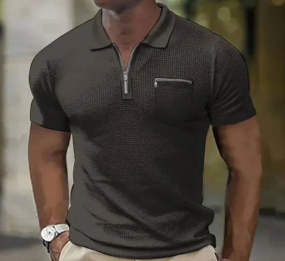 Herren Polohemd Kurzarm Eleganz