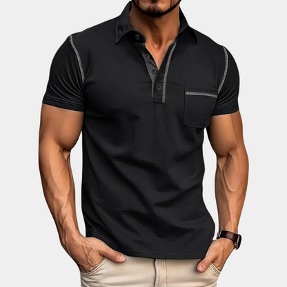 Männer Polohemd Kurzarm Modern