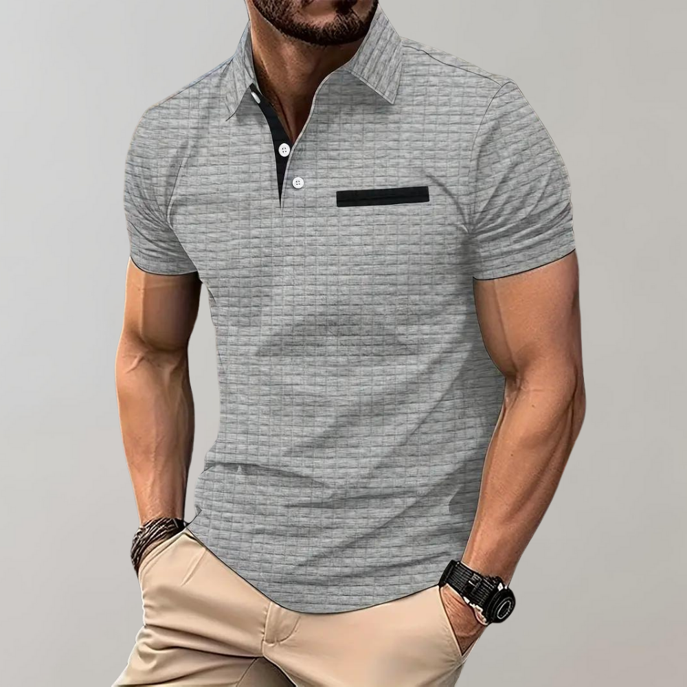 Herren Poloshirt Klassisch Revers - IdealeKleiden