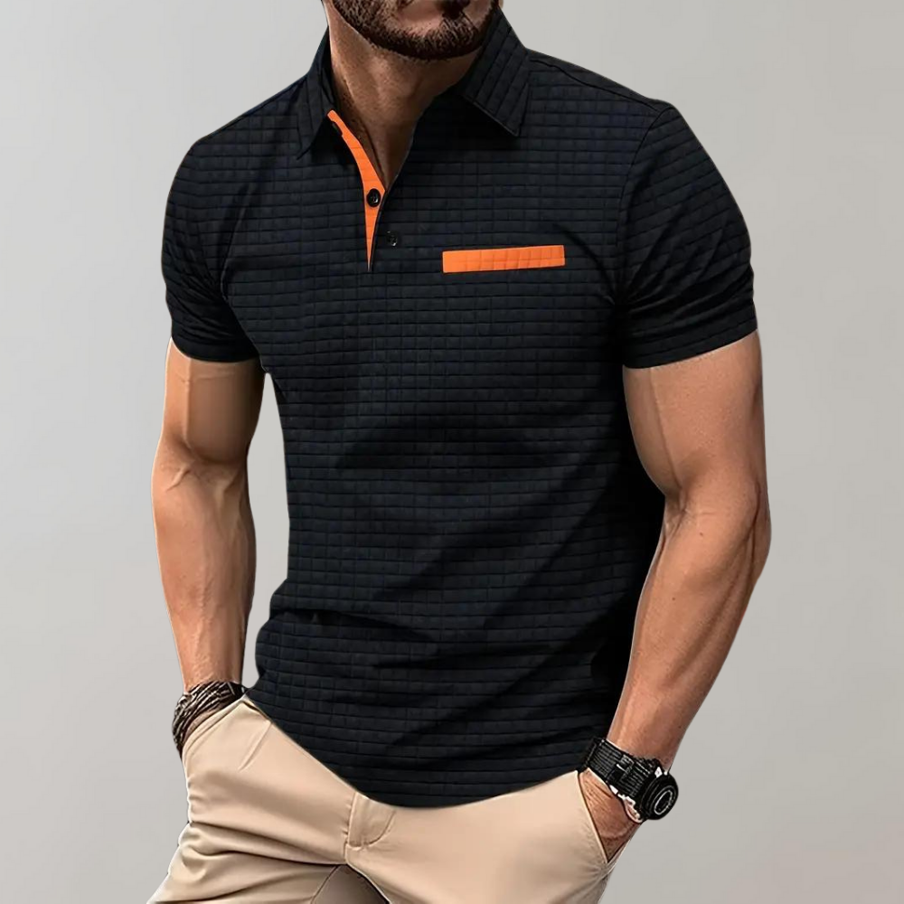 Herren Poloshirt Klassisch Revers