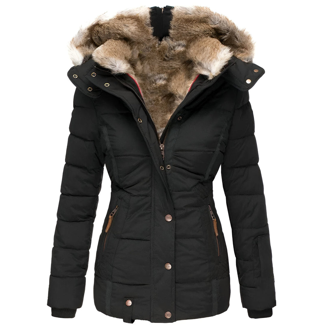 Damen Pufferjacke Warm Elegant Winter