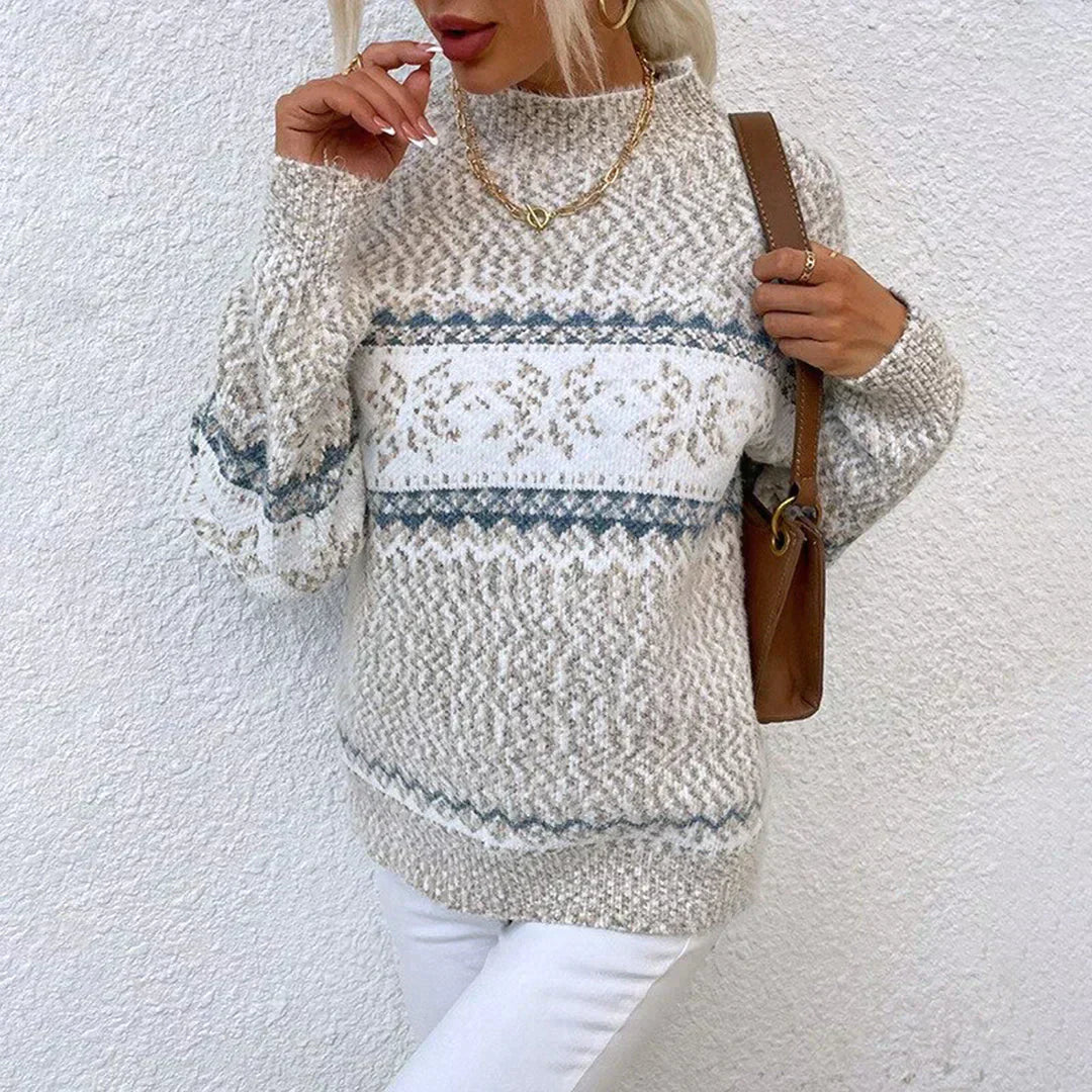 Warmes Winterkleid Damen Pullover