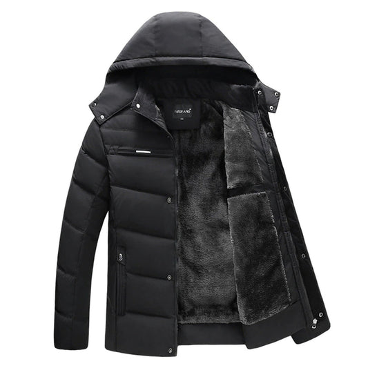 Herren Wintermantel Warm Verarbeitet - IdealeKleiden