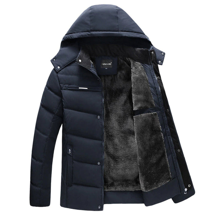 Herren Wintermantel Warm Verarbeitet