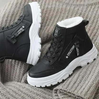 Warme Damen Stiefel Wasserdicht Weich