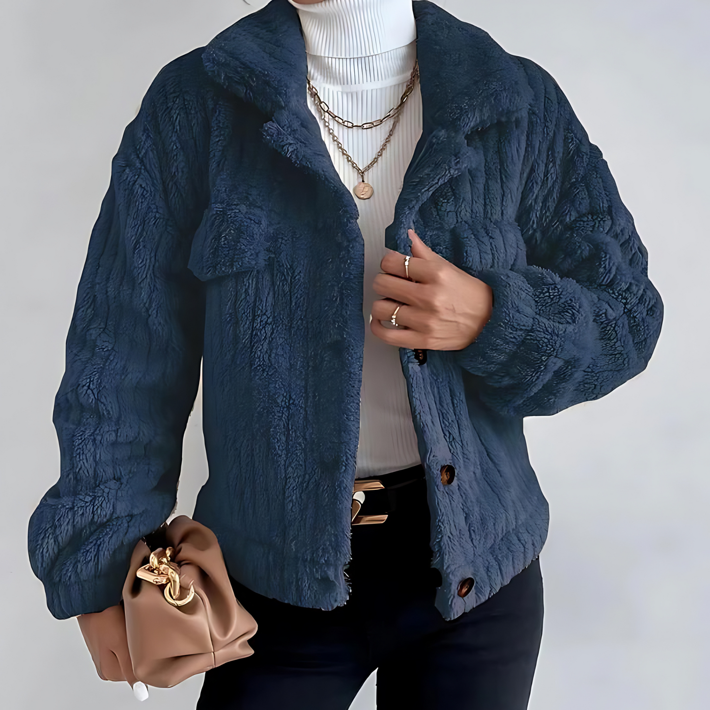 Weiche Teddyjacke Winterwarm und Gemütlich