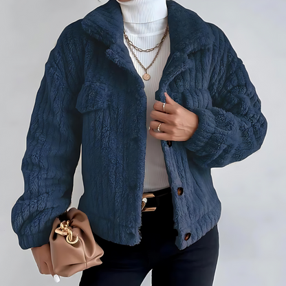 Weiche Teddyjacke Winterwarm und Gemütlich