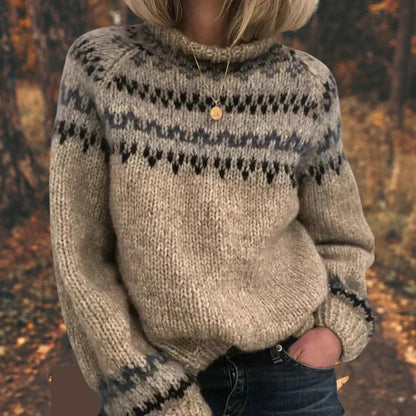 Damen Strickpullover Nordic Chic