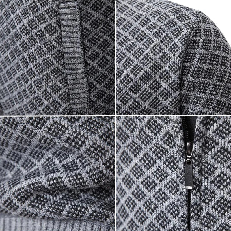 Herren Übergangsjacke Baumwolle Warm Bequem - IdealeKleiden