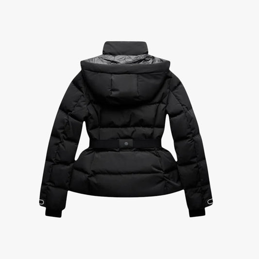 Wasserabweisende Steppjacke mit Schmalen Gürtel - IdealeKleiden