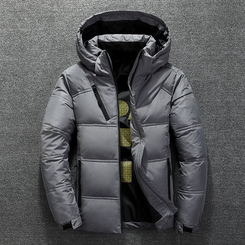 Isolierjacke Warm Kapuzenjacke Herren Winter