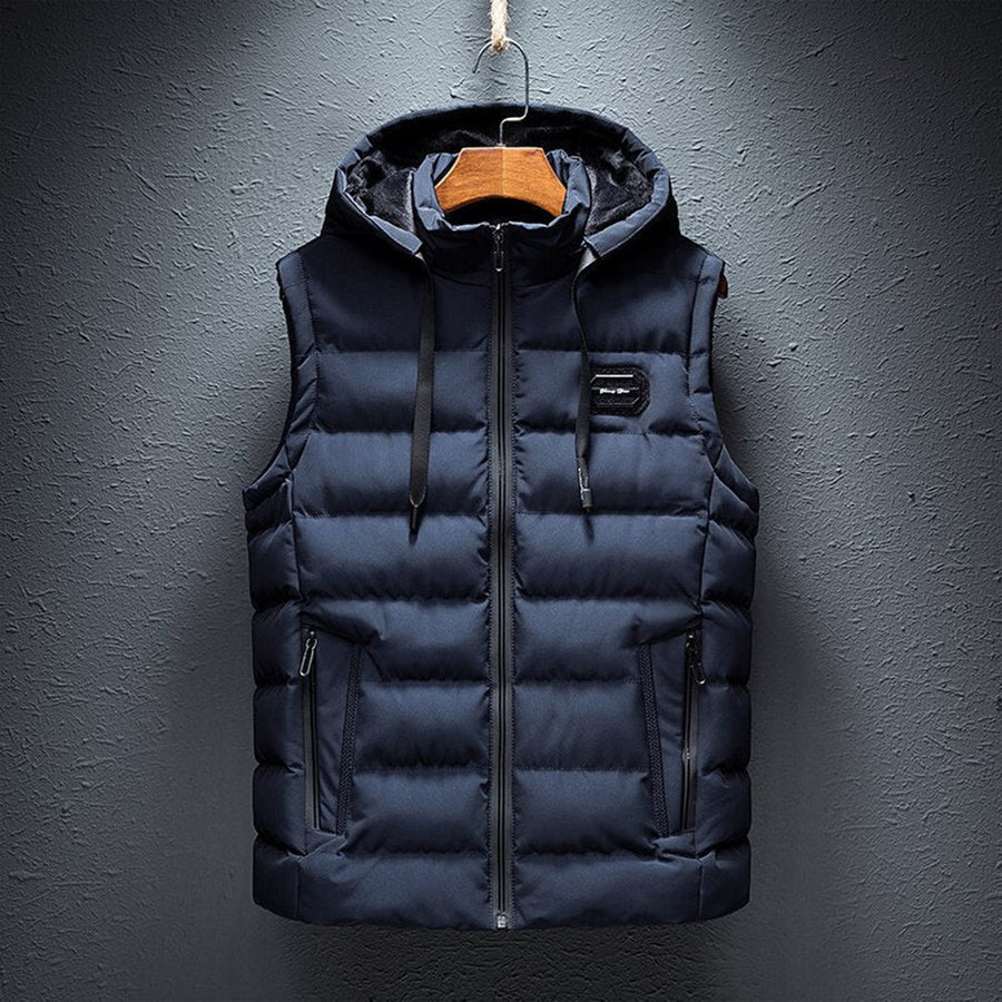 Herren Pufferjacke Warm Isoliert