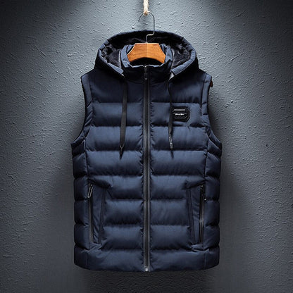 Herren Pufferjacke Warm Isoliert