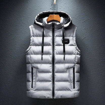 Herren Pufferjacke Warm Isoliert