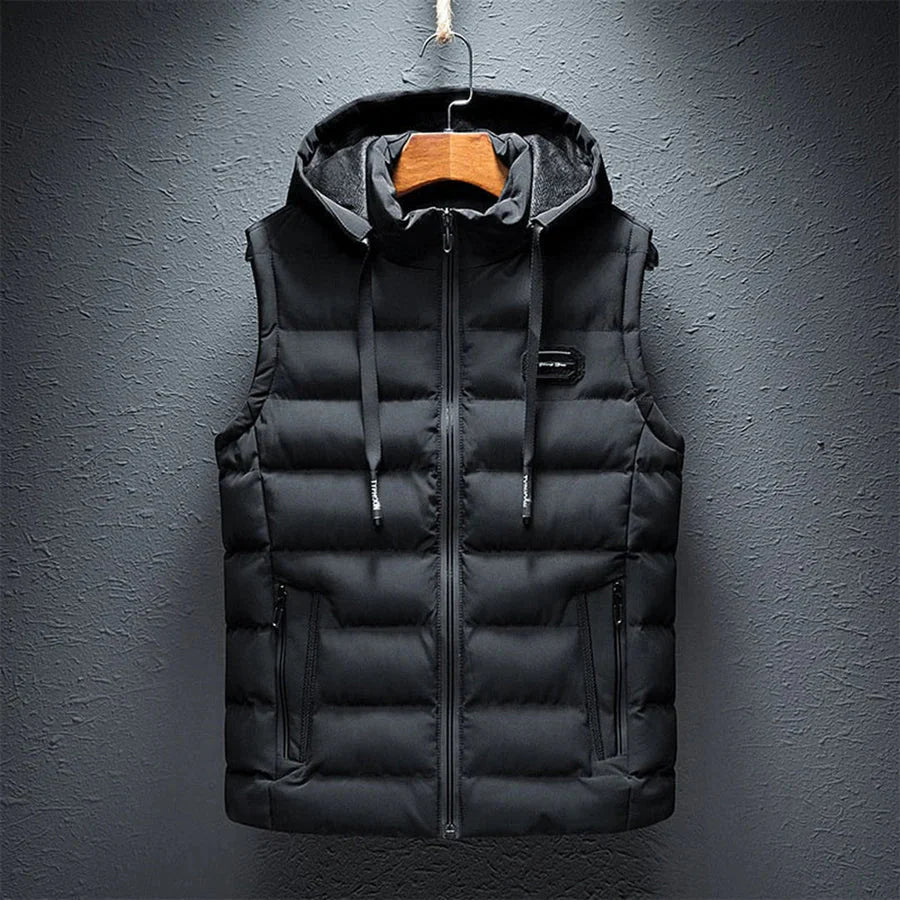 Herren Pufferjacke Warm Isoliert