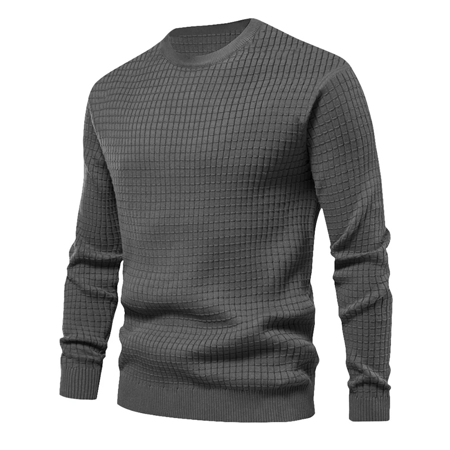 Karierte Herren Pullover Langarm
