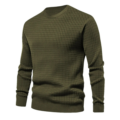 Karierte Herren Pullover Langarm