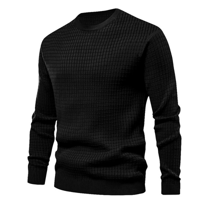Karierte Herren Pullover Langarm