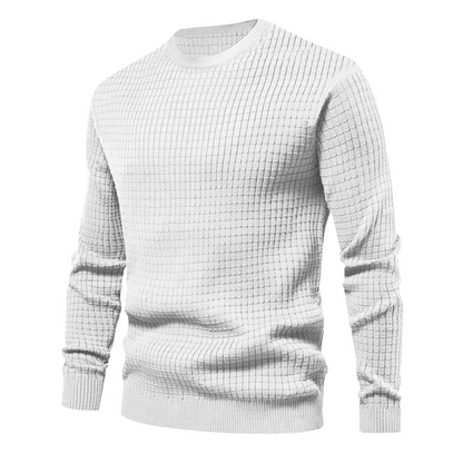 Karierte Herren Pullover Langarm