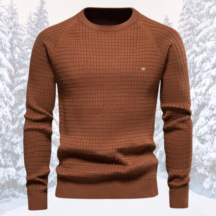Herren Pullover Langarm Rundhals