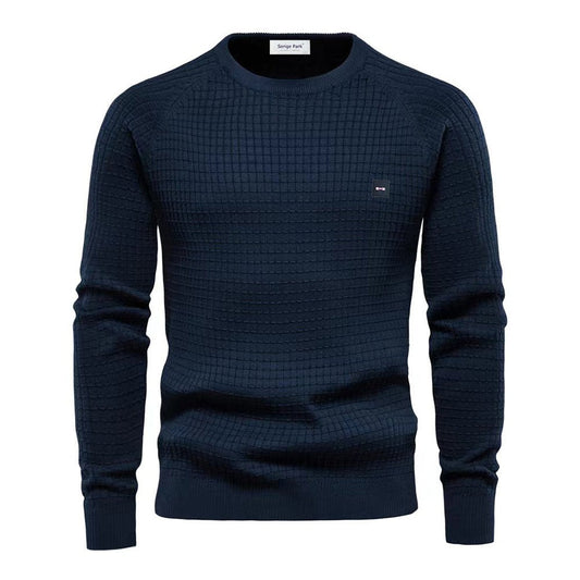 Herren Pullover Langarm Rundhals - IdealeKleiden