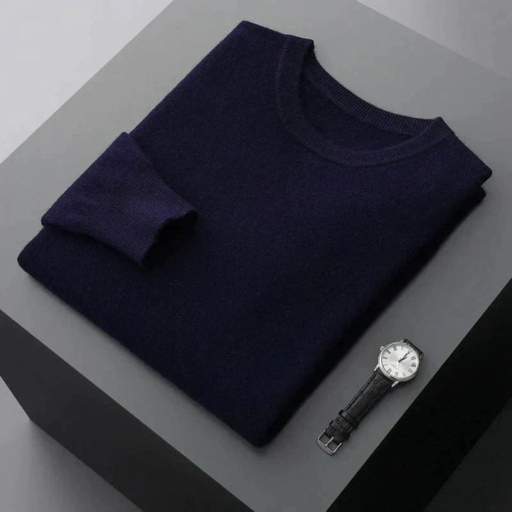 Herren Pullover Merinowolle Langarm Warm
