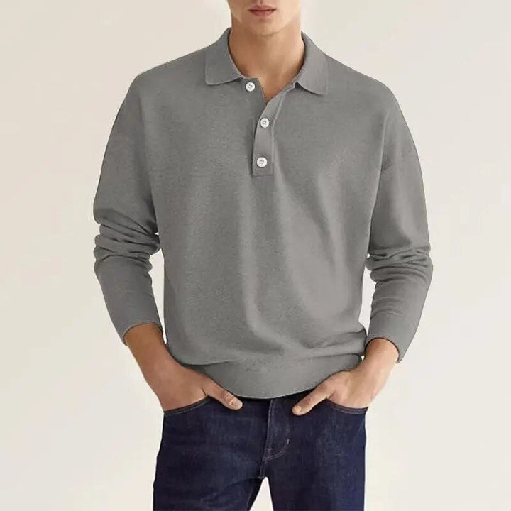 Herren Pullover Langarm Strick - IdealeKleiden