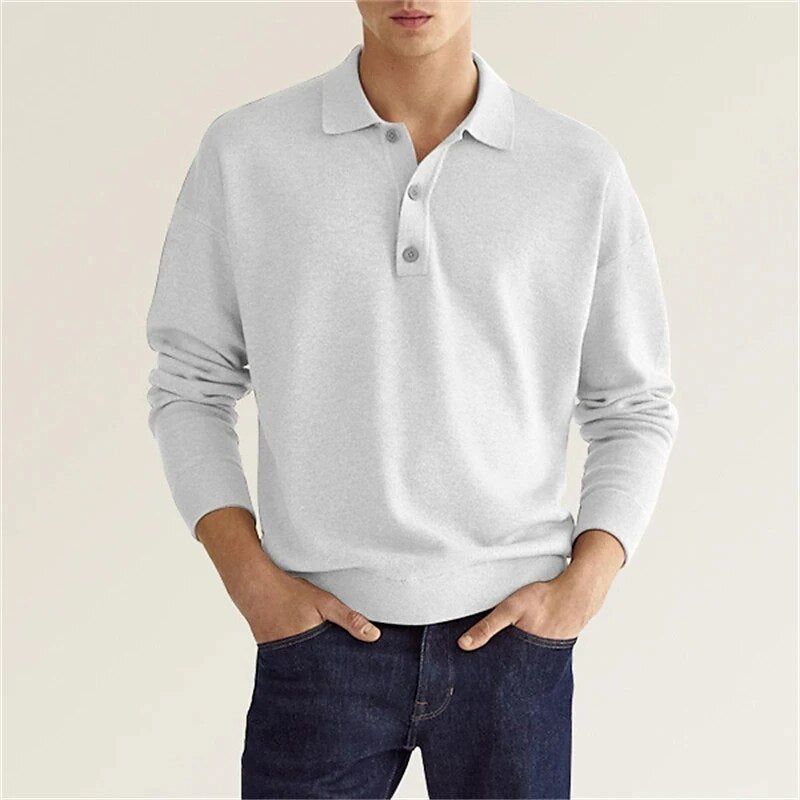 Herren Pullover Langarm Strick