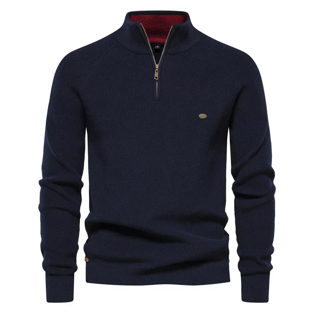 Herren Strickpullover Winter Warm Kragen