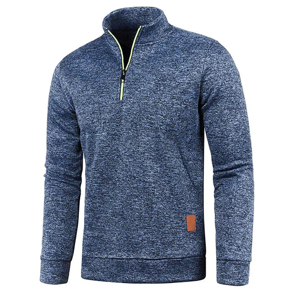 Herren Pullover Elastisch Kurzarm Sweatshirt - IdealeKleiden
