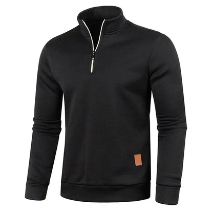 Herren Pullover Elastisch Kurzarm Sweatshirt