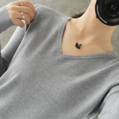 Winterpullover Klassisch Warm Zeitlos
