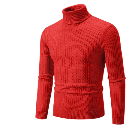 Herren Rollkragenpullover Warm Winter