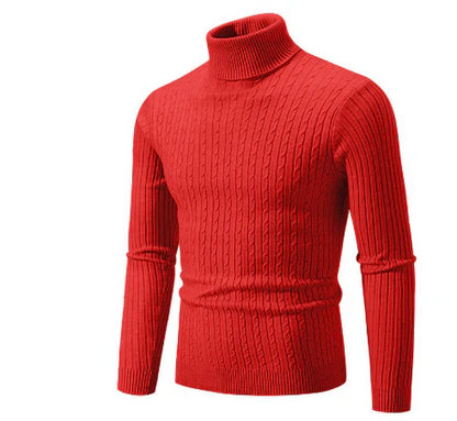 Herren Rollkragenpullover Warm Winter