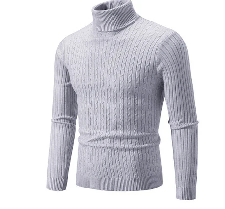 Herren Rollkragenpullover Warm Winter