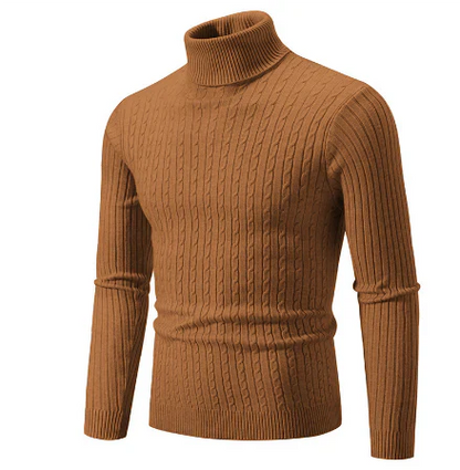 Herren Rollkragenpullover Warm Winter