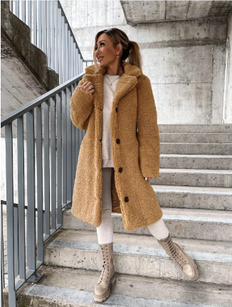 Wintermantel Damen Warm Elegant Design