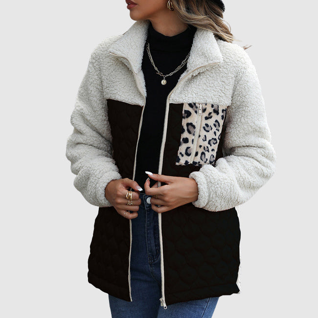 Warme Frauen Winterjacke Plüsch Oversized