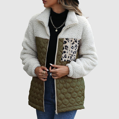 Warme Frauen Winterjacke Plüsch Oversized
