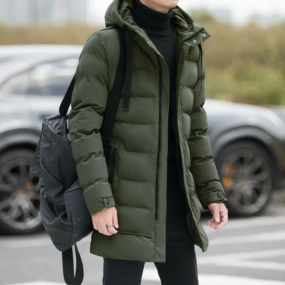 Herren Parka Warm Kapuze
