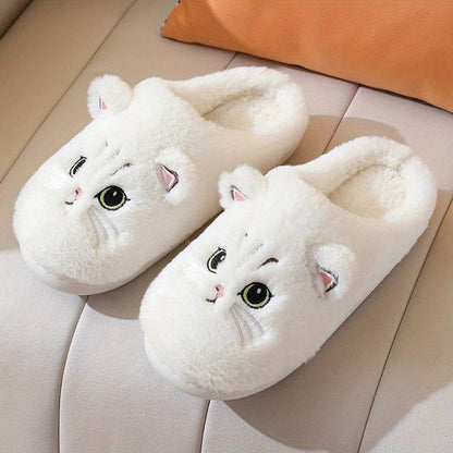 Weiche Katzen Pantoffeln für Damen