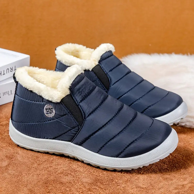 Damen Winterstiefel Pelzgefüttert Warm