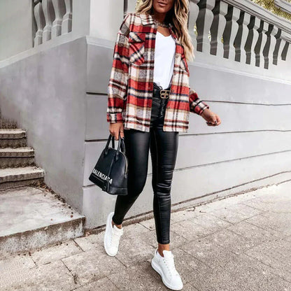 Stylische Weste Gerautet Elegant