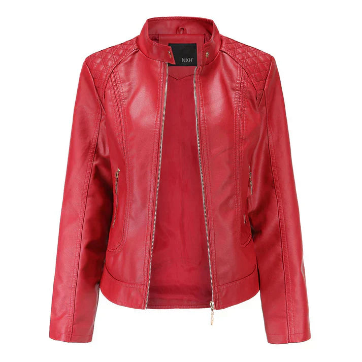 Alda - Lederjacke Modern Chic