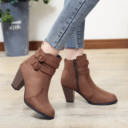 Retro Stiefel Damen Chic