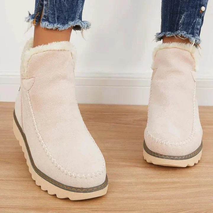 Dicksohlige Winterstiefel Retro Chic - IdealeKleiden