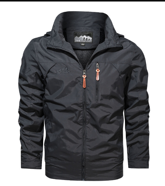 Wasserdichte Herrenjacke Kapuzenparka - IdealeKleiden