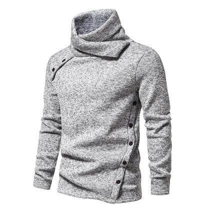 Herren Rollkragenpullover Langarm Warm
