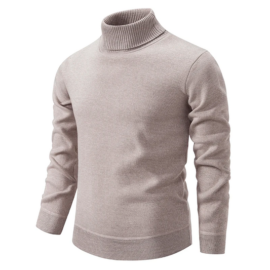Herren Rollkragenpullover Warm Strick - IdealeKleiden